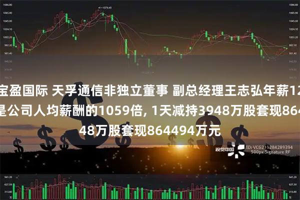 宝盈国际 天孚通信非独立董事 副总经理王志弘年薪12519万元是公司人均薪酬的1059倍, 1天减持3948万股套现864494万元