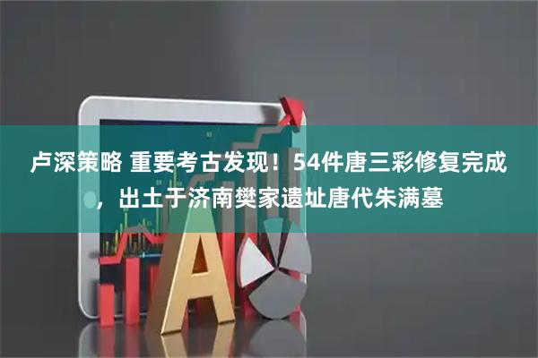 卢深策略 重要考古发现！54件唐三彩修复完成，出土于济南樊家遗址唐代朱满墓